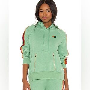 Aviator Nation Classic Velvet Stripes Hoodie